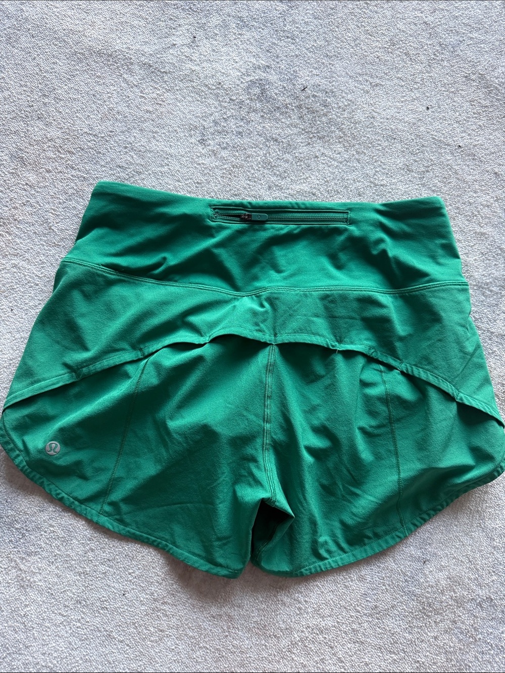 lululemon athletica Emerald Green Athletic Skort Shorts